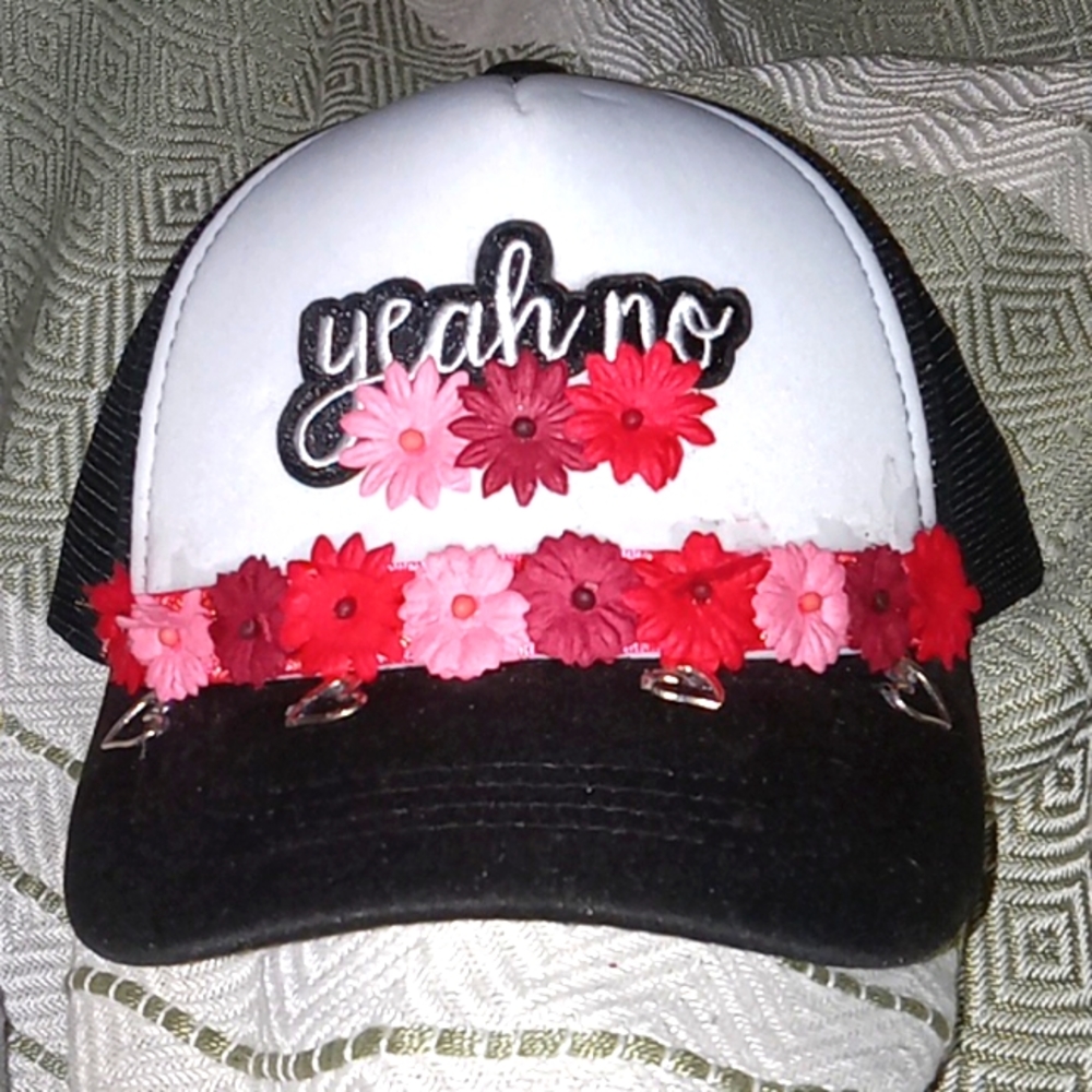 Hand crafted customizable/pre-made hats. Most all pins, chains, jewelry etc are